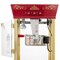 Olde Midway Movie Theater-Style Popcorn Machine Maker with Cart and 8-Ounce Kettle, Vintage-Style Popper on Wheels